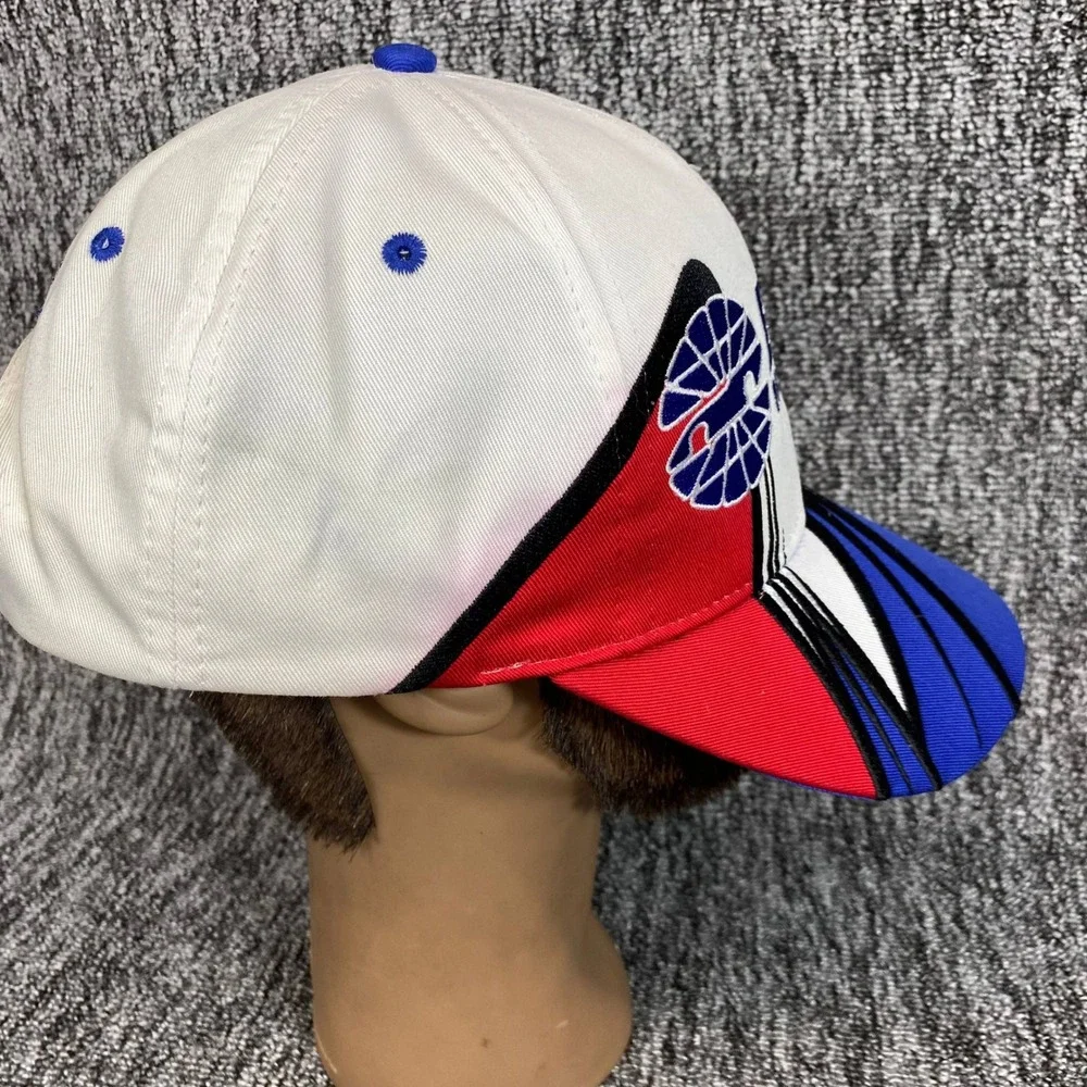 Vintage Bristol Motor Speedway Hat Snapback NASCAR Racing Cap Color Block